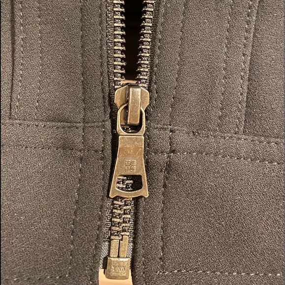 BCBGMAXAZRIA Jacket | Black & Pink Hugo Color Bomber Jacket | XS - Picture 8 of 15